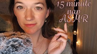 asmr ✨ 15 minute guided nap with soft wakeup ✨ take a break