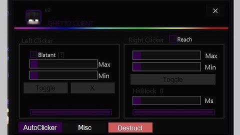 GHETTO CLIENT RELEASE (Bypass LunarClient, Badlion, CheatBreaker, Vanilla and others)