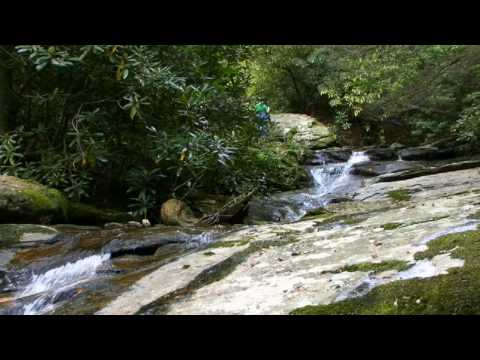 Yancey County, North Carolina ... a beautiful but little visited falls adjacent to Eastern America's highest mountain, Mount Mitchell. Filmed September 2, 2007.