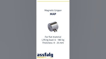 Gripping, lifting & holding with the MAP & MRP Magnetic Grippers  #magnets #automation #lifting