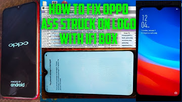how to fix oppo A5s struck on and alway restart with flash full image by ufi box work 100%