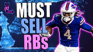 SELL THESE RUNNING BACKS NOW Before The NFL DRAFT! 2024 Dynasty Fantasy Football