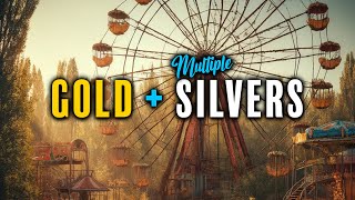 GOLD + MULTIPLE SILVERS Found Metal Detecting at Old Carnival Grounds & Schoolyards!