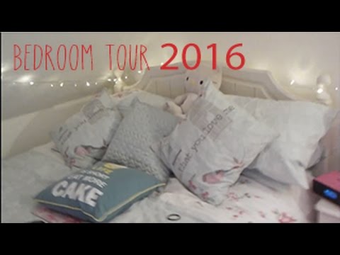 bedroom tour 2016! new look, small room, girls room - youtube