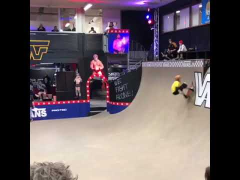 Vert attack 2019 Aksel Sørum first qualif run skateboarding