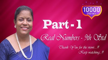 Jo Math/9th std/Real Numbers Introduction/TN/New syllabus