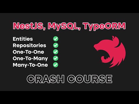 NestJS, MySQL, TypeORM Crash Course