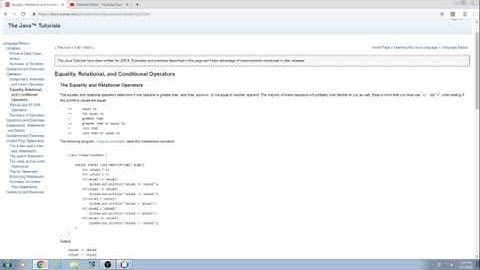Novice Java Tutorial with Apache NetBeans 11.0: 17 Relational Operators