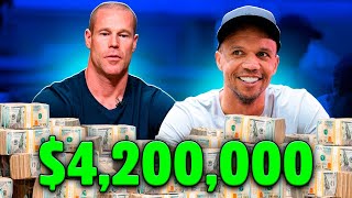 Patrik Antonius vs Phil ivey BATTLE For $4,200,000 Net Worth