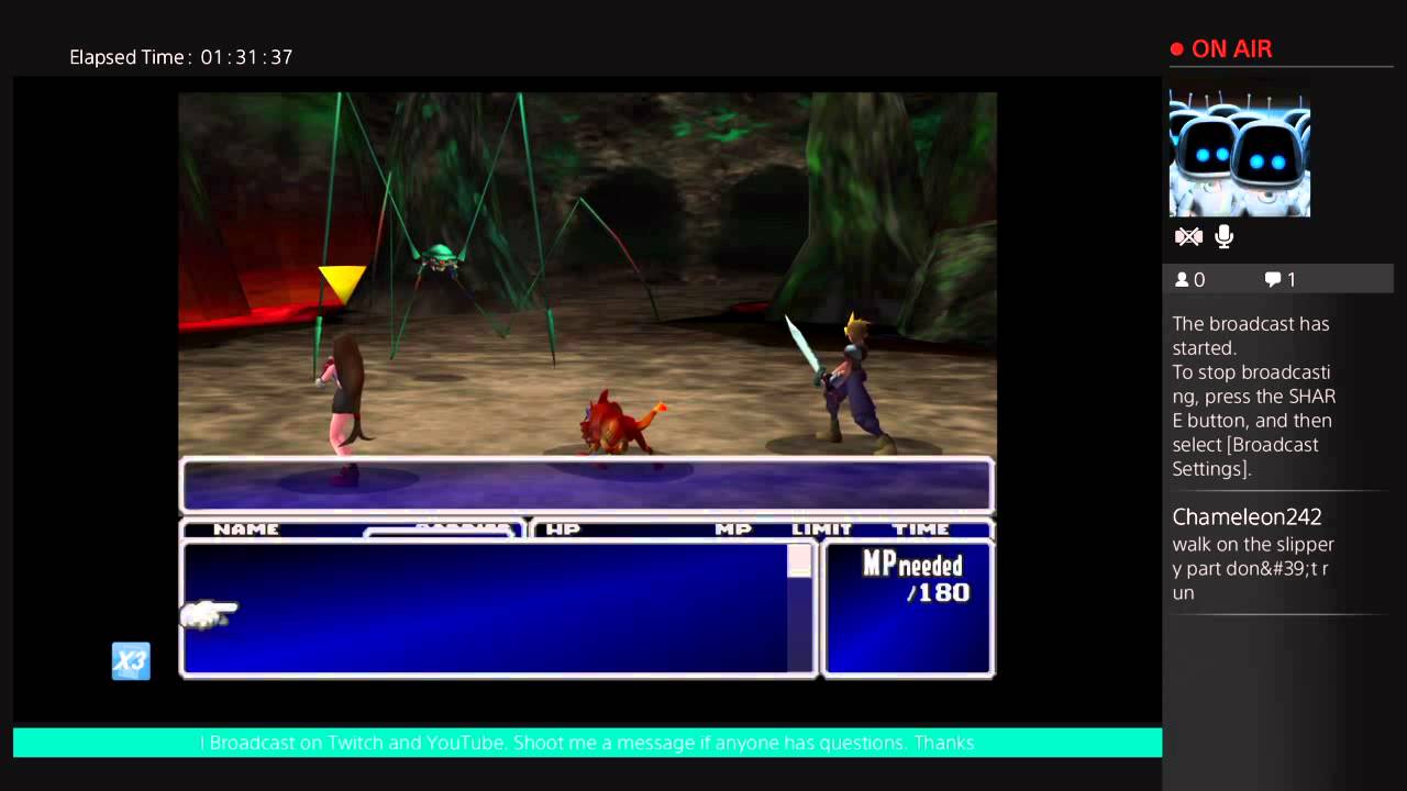 noobletsrus's Live FF7 PS4 Broadcast. Thank You everyone for your continued support and God Bless.