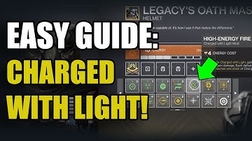 Destiny 2: How To Use Charged With Light Mods? (All Classes) | Protective Light, High Energy Fire
