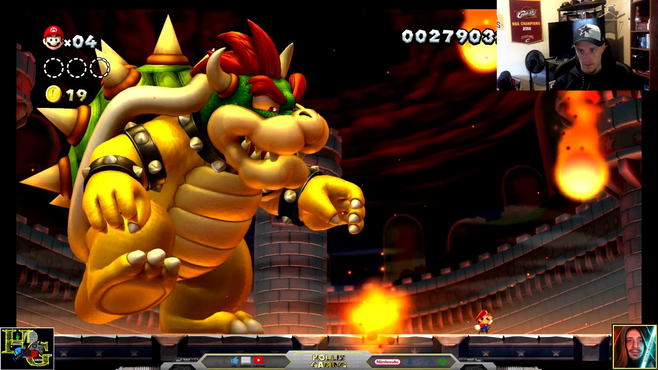 Super Mario Bros U deluxe Peach's Castle The Final Battle YouTube