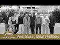 GREAT FREEDOM (UCR) - PHOTOCALL - CANNES 2021 - VF