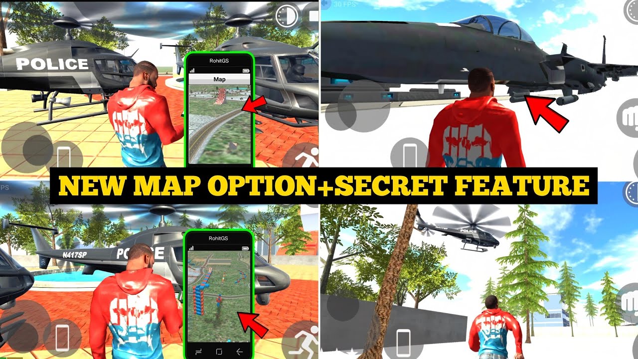 New Map Option Cheat Code in Indian Bike Driving 3D 🤯🔥| Jet Plane Drive Cheat Code | Harsh in Game