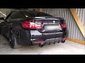 BMW F32 430i Akrapovic Exhaust Stage 1 mit Schubknallen schaltbar