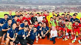 Presiden Jokowi Saksikan Laga Sepak Bola Indonesia-Argentina, Jakarta, 19 Juni 2023