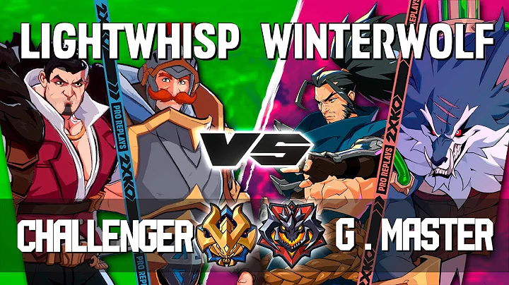 2XKO ▰ LIGHTWHISP (Braum-Darius) vs WINTERWOLF (Yasuo-Warwick) ▰ 2XKO Pro level replays