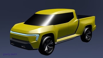 Gravity Sketch Demo: Full Size EV Pickup Part 3