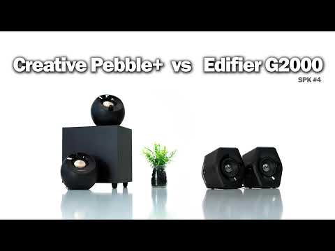 $40 - Creative Pebble Plus 2.1 vs $76 - Edifier G2000 / Sound Comparison