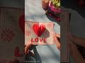 Valentine day love card quick crafting. #Valentine #viralvideo #reels #love #100 #viral #heart #red