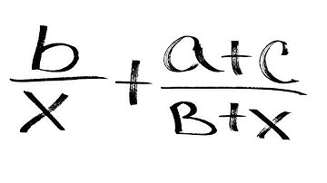 Adding rational expressions with linear denominators without common factors:advanced