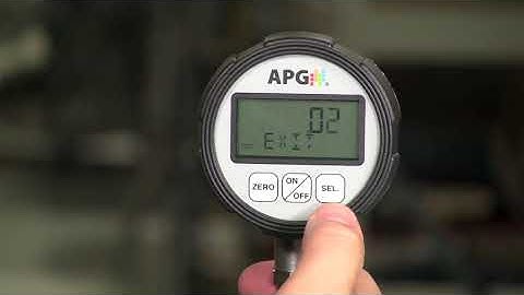 How To Enable the Tare Function | PG7 Digital Pressure Gauge
