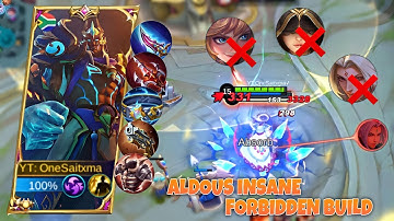 ALDOUS FORBIDDEN BUILD FULL OFFLANE ROTATION🔥 | ALDOUS BEST BUILD 2022