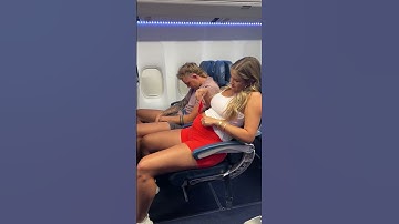 You’ve got to try this airplane travel hack! #airplane #hack #funny #comedy #family