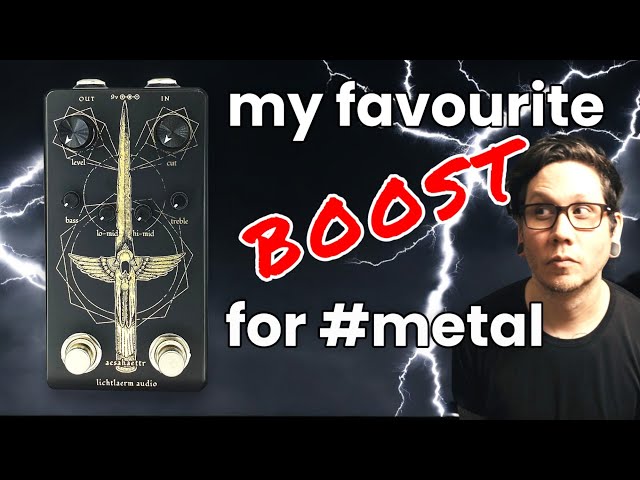 Lichtlaerm Audio Aesahaettr v2 - my favourite boost for METAL