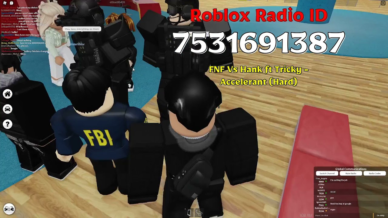 FNF Vs Hank Ft Tricky Accelerant (Hard) Roblox ID YouTube