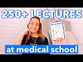 HOW I STUDIED FROM 250+ LECTURES AT MEDICAL SCHOOL | Tips On Making and Revising From Notes