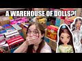 Doll collectors dream  a doll store warehouse  barbie and more