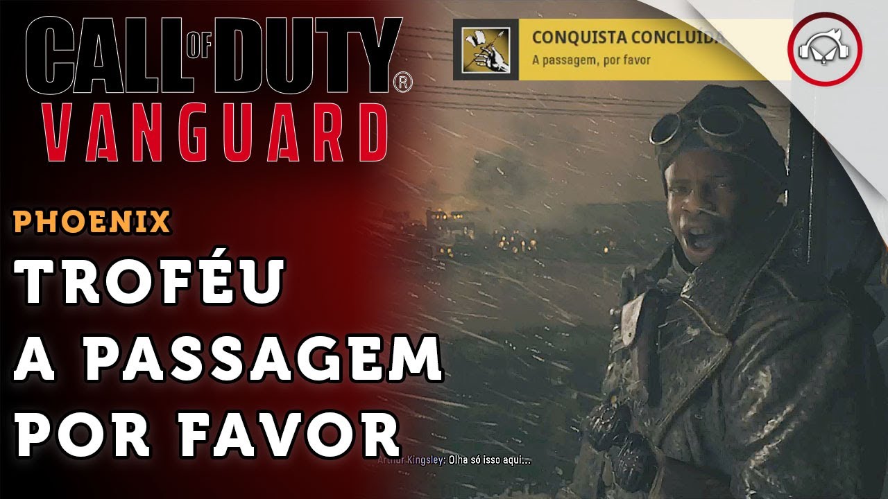 Miniatura do vídeo Call of Duty Vanguard, Como conseguir o troféu, A passagem por favor | super dica  PT-BR