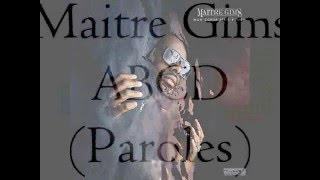 Maitre Gims   ABCD Paroles