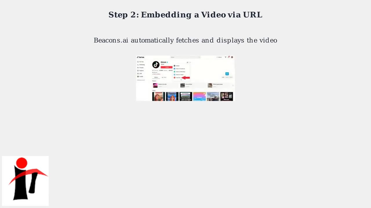 Как добавить видео к ссылке Beacons.ai в профиле — встраивание и автовоспроизведение