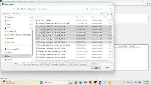 Abrir multiple PDF y Exportar a Excel