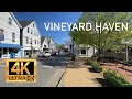 [4K] Main Street Vineyard Haven, Martha's Vineyard Virtual  Walking Tour