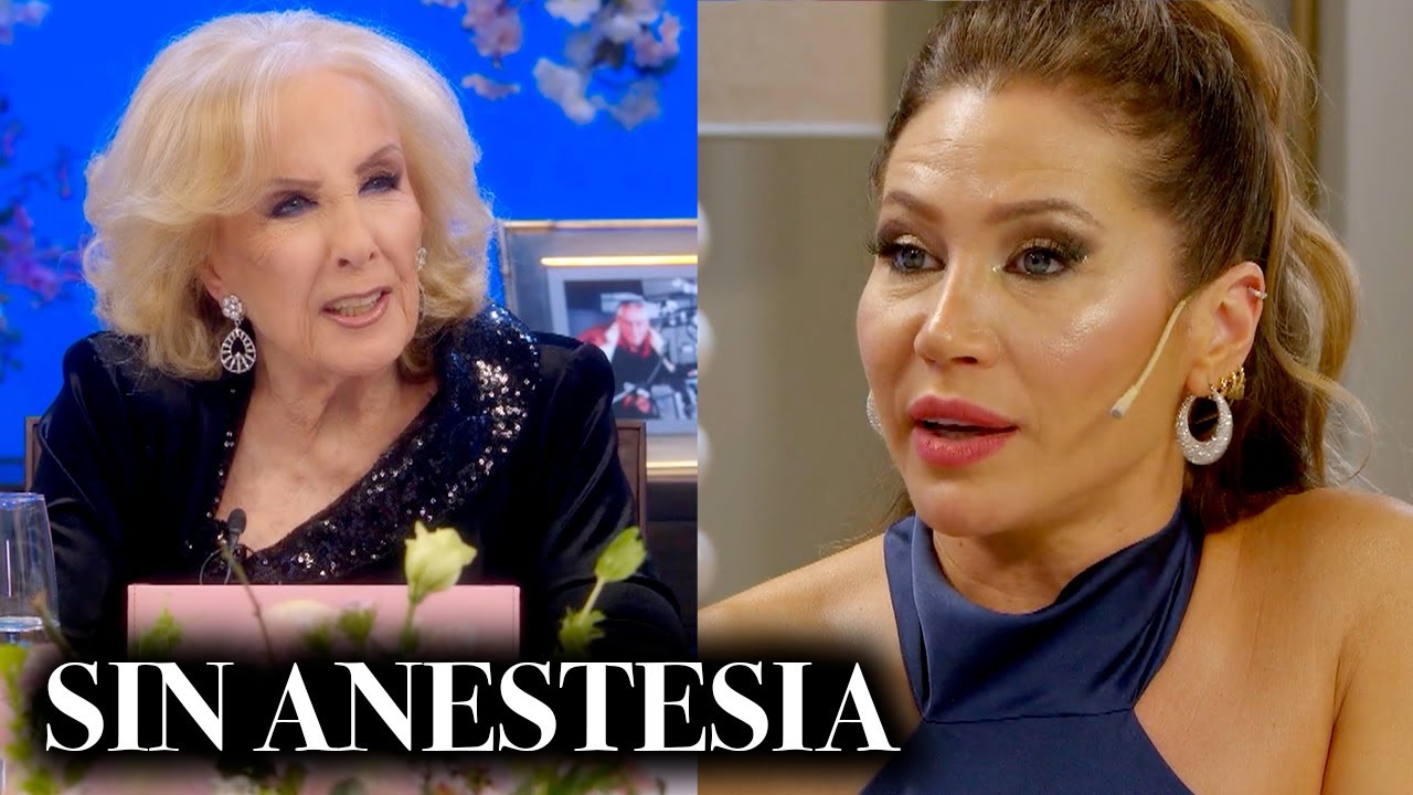 Mirtha Legrand puso nerviosa a Adabel Guerrero con una pregunta sobre la trata: 
