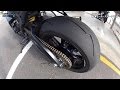【バイク】ドキドキのタイヤ皮むき走行。