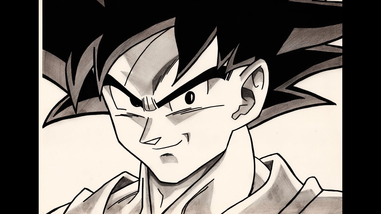 Drawing Goku 孫悟空 描いてみた Youtube