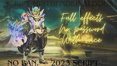 Aldous New Mistbenders script latest skin 2023 skin Aldous