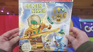 NEW !!! LEGO NINJAGO Golden Ninja Activity Comic Story Book with Minifigure ⭐ Just Released!!!