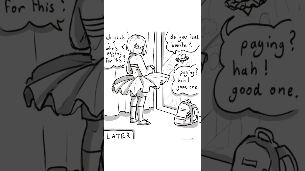 Frisk and (Kris's) SOUL's day out (Deltarune Comic Dub)