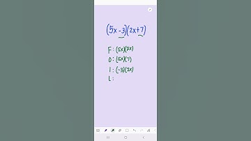 Multiplying polynomials using the FOIL method #math #shorts #algebra #polynomials