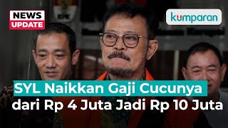 Terkuak! Syl Naikkan Gaji Cucunya Di Kementan Dari Rp 4 Juta Jadi Rp 10 Juta