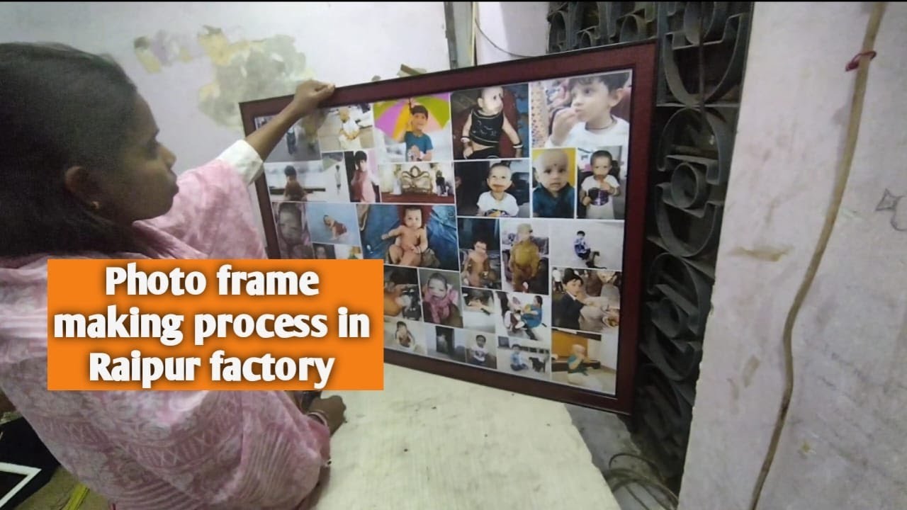 Photo Frame Making Process at Factory in Raipur | Step by Step Manufacturing, 
