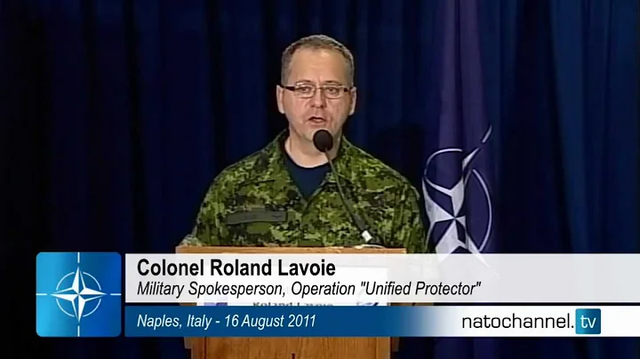 NATO and Libya - Press briefing, 16 Aug (Part 1/2)