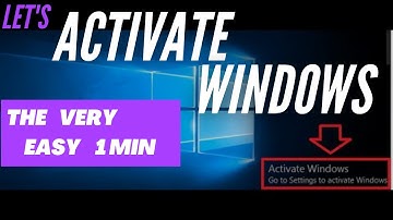 How to Activate Windows 10  without  Software | Activate windows in 4 steps Fix Now