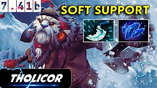 Tholicor Tusk Soft Support - Dota 2 Patch 7.41b Pro Player Full Gameplay