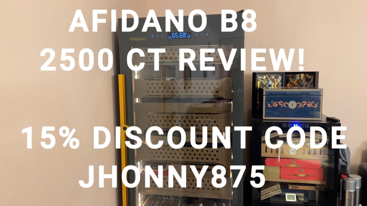 Мой новый обзор хьюмидора AFIDANO B8 на 2500 сигар!